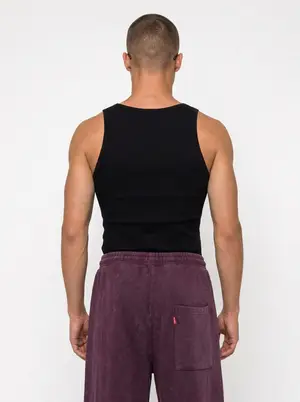 Bully Bully Sweatpant in plum, alternate angle 2