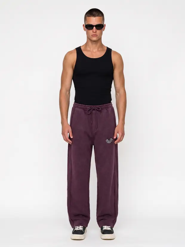 Line-sheet lead frame — Bully Bully Sweatpant in plum