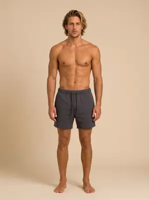 Future Homme graphite lounge short, supporting catalog angle 2