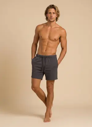 Future Homme graphite lounge short, supporting catalog angle 3