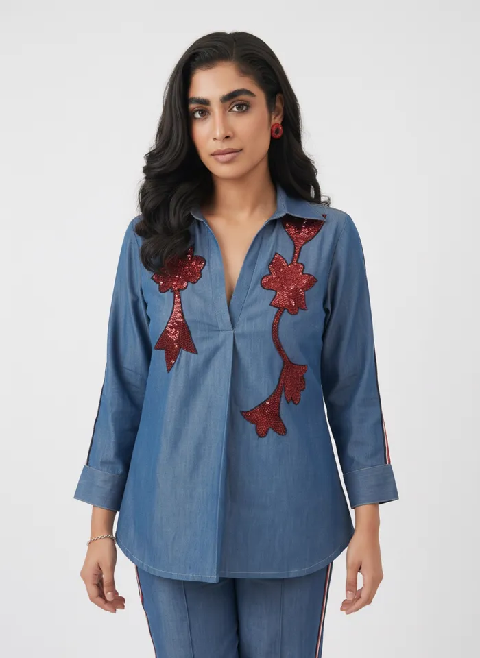 MODA AI on-model catalog output 3, generated from a flat lay, hanger, mannequin or cropped phone photo for marketplace listings
