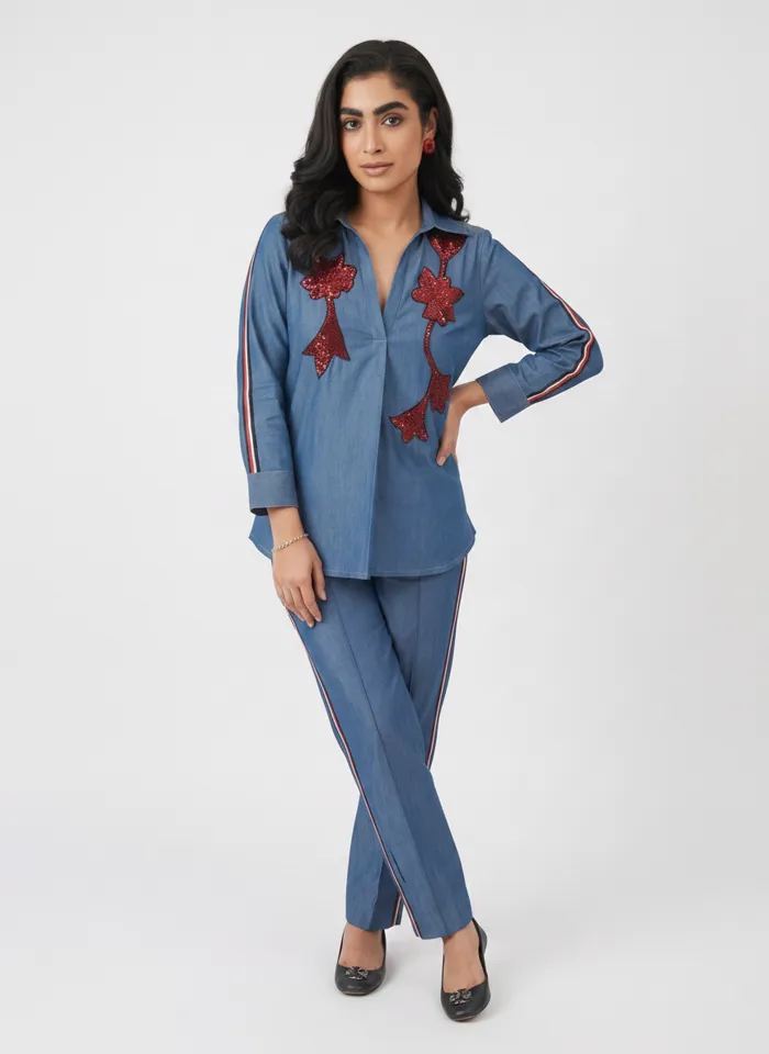 MODA AI on-model catalog output 4, generated from a flat lay, hanger, mannequin or cropped phone photo for marketplace listings