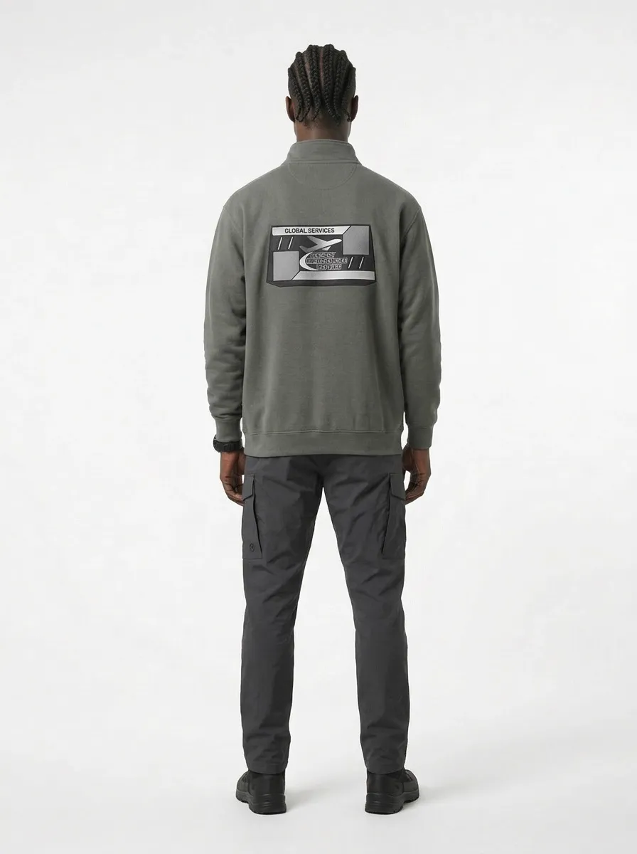 AI-generated — quarter-zip fleece angle 2