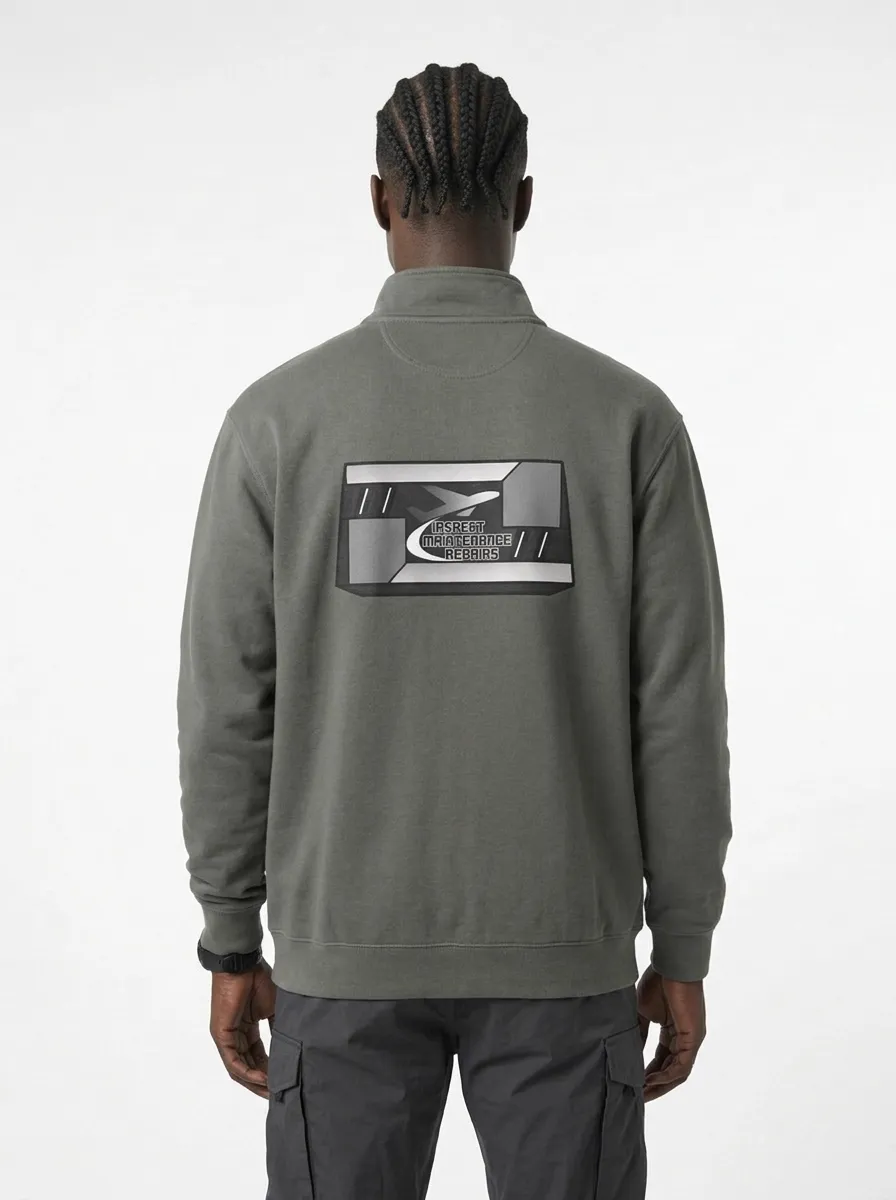 AI-generated — quarter-zip fleece angle 6