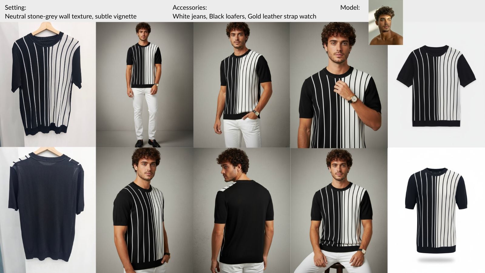 AI-generated fashion catalog photo 55 - Professional model photography created with MODA AI