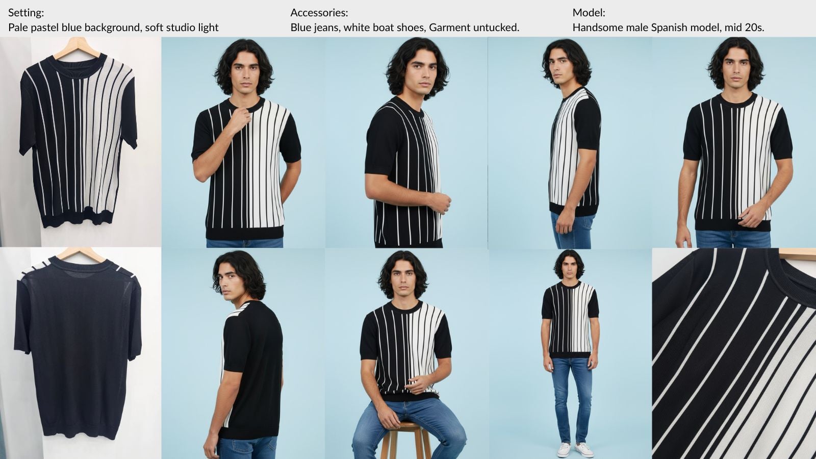 AI-generated fashion catalog photo 56 - Professional model photography created with MODA AI