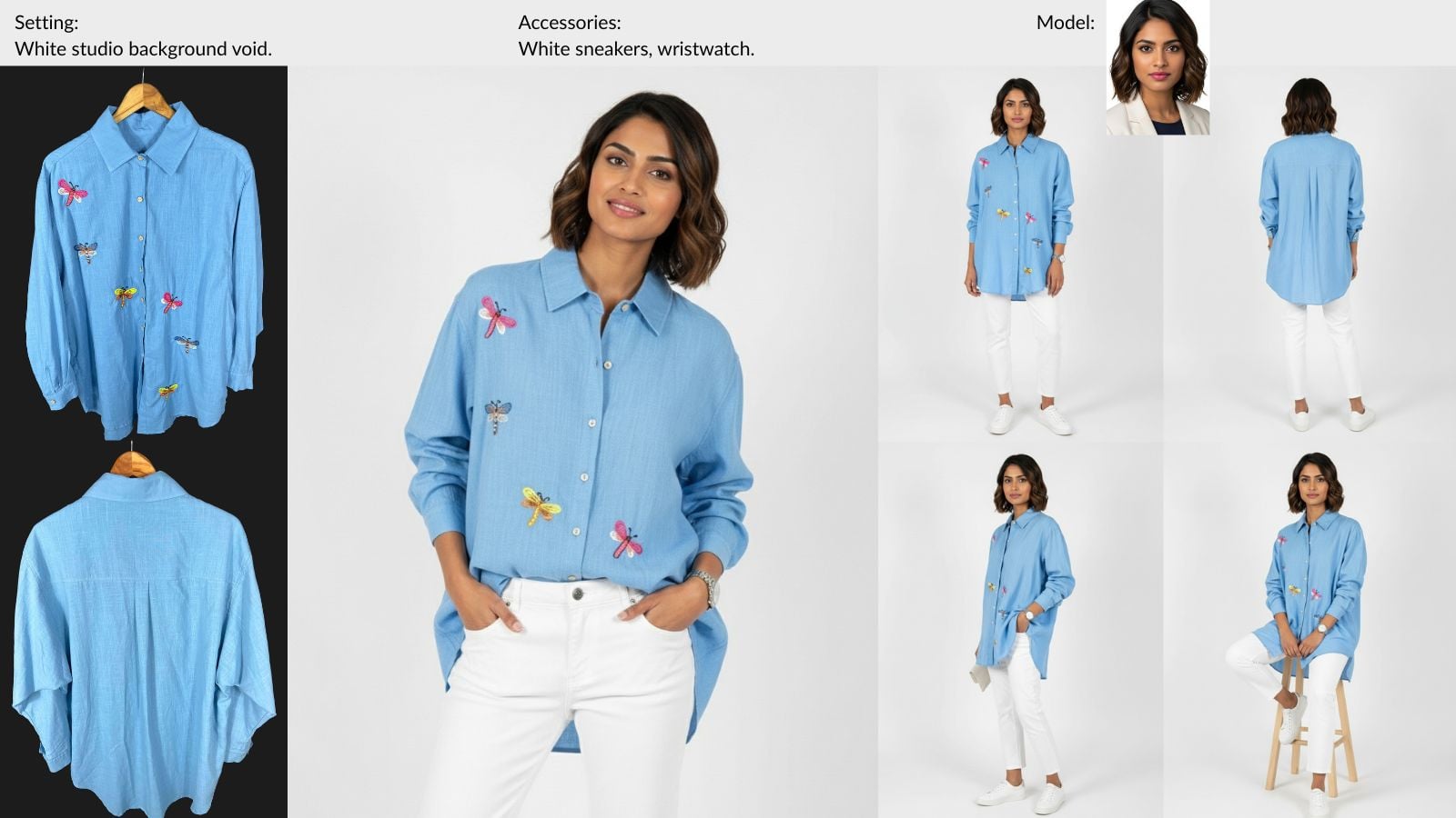 AI-generated fashion catalog photo 57 - Professional model photography created with MODA AI