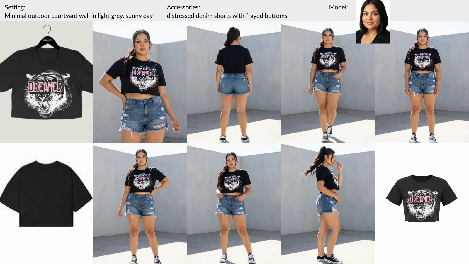 AI-generated fashion catalog photo 73 - Professional model photography created with MODA AI